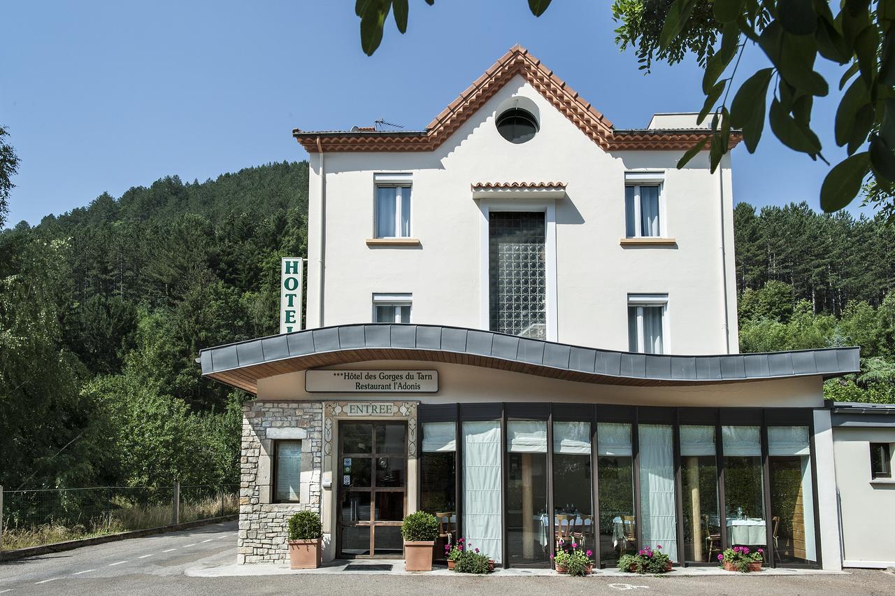 Logis Hotel Restaurant Des Gorges Du Tarn Florac Exterior photo